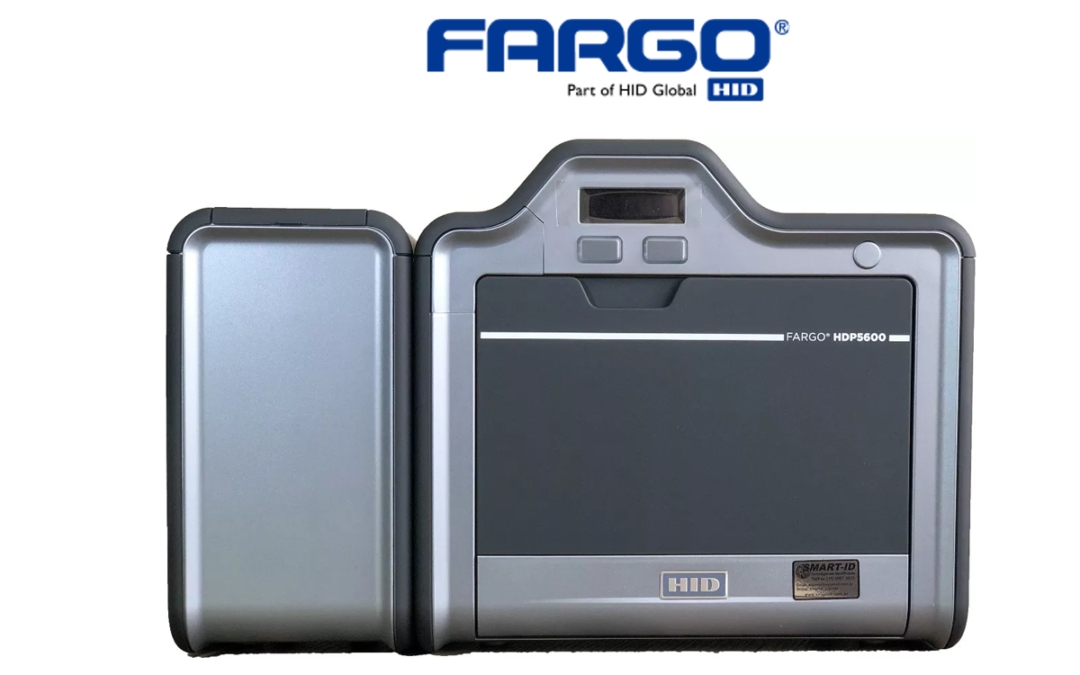 Fargo ID Card Printer HDP5600 Dual Card Printer And Buttons 600dpi In Middle East