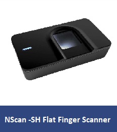 NScan SH Flat Fingerprint Scanner