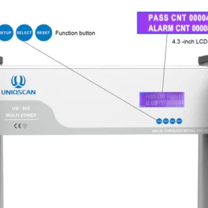 Walk Through Metal Detector: UB600 WalkThroughMetalDetectorUB6003