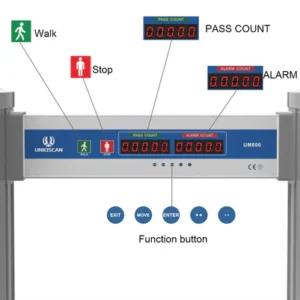 Walk Through Metal Detector: UM600 UM600