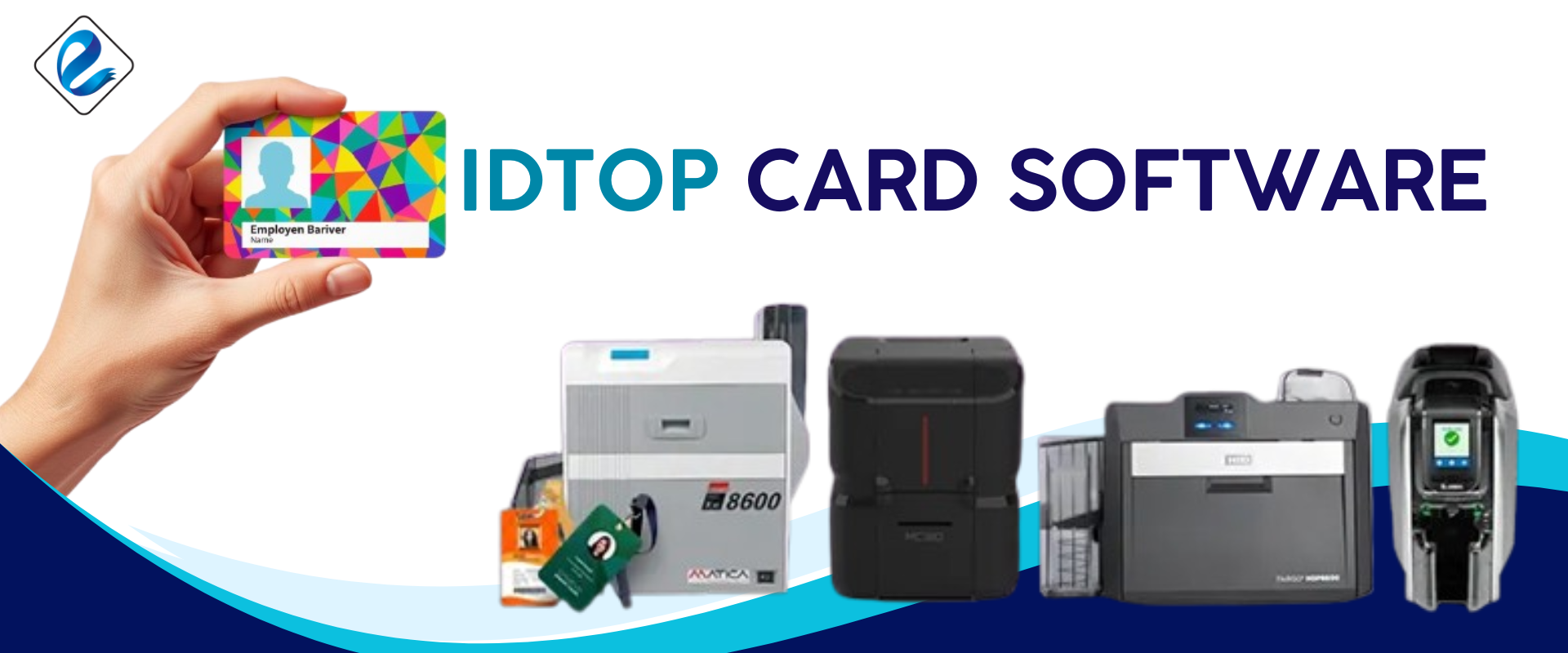 IDTOP card printer printing PVC ID card for UAE companies