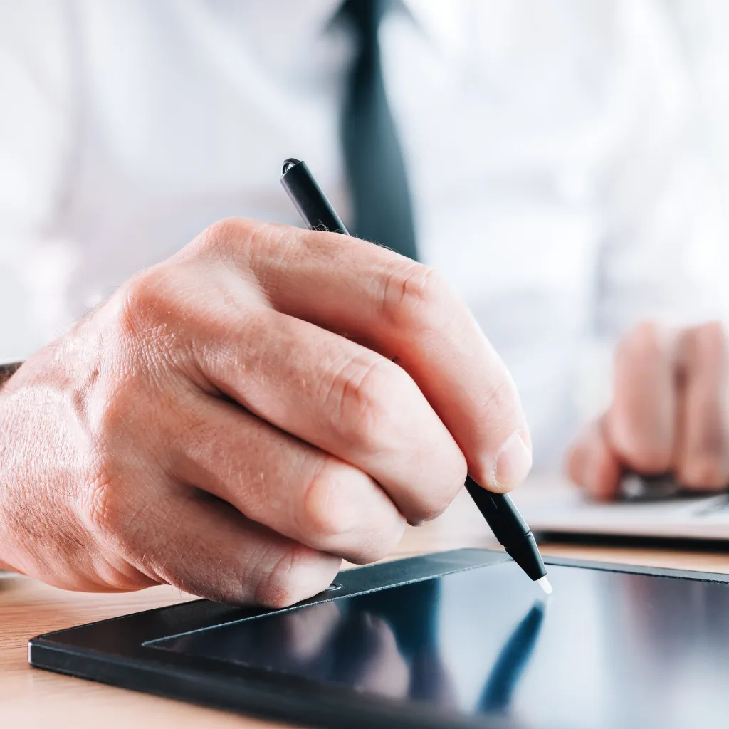 Professional Wacom signature pad for fast and accurate signing