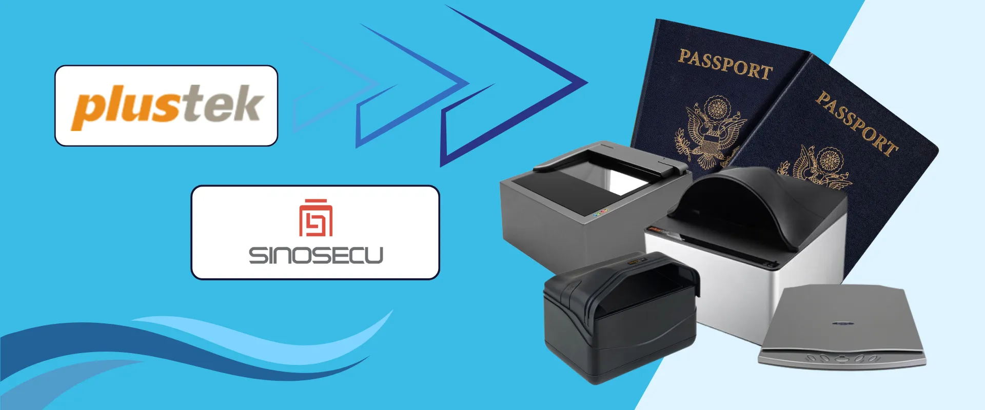 MRZ and barcode passport scanner for hotels and airports