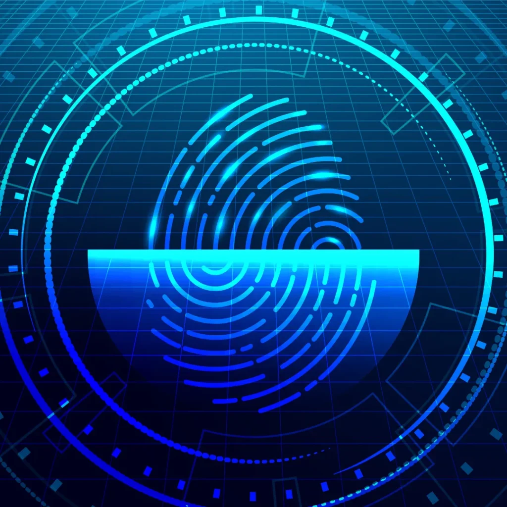 Compact fingerprint reader for mobile and portable use