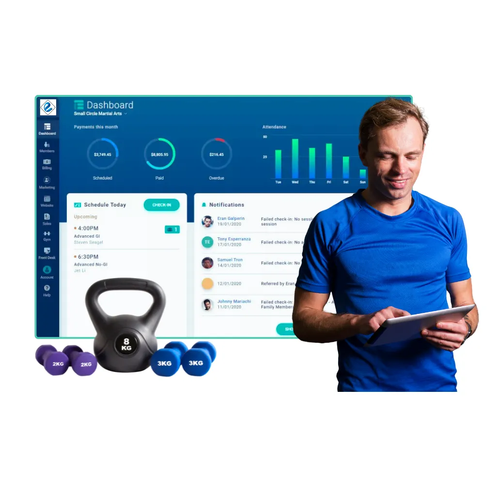 Best Gym Members management software solution