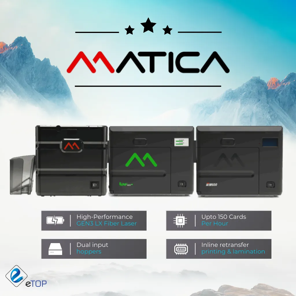 Matica LX PRINTER – New Launch Desktop Laser ID Card Printer matica lx laser engraver