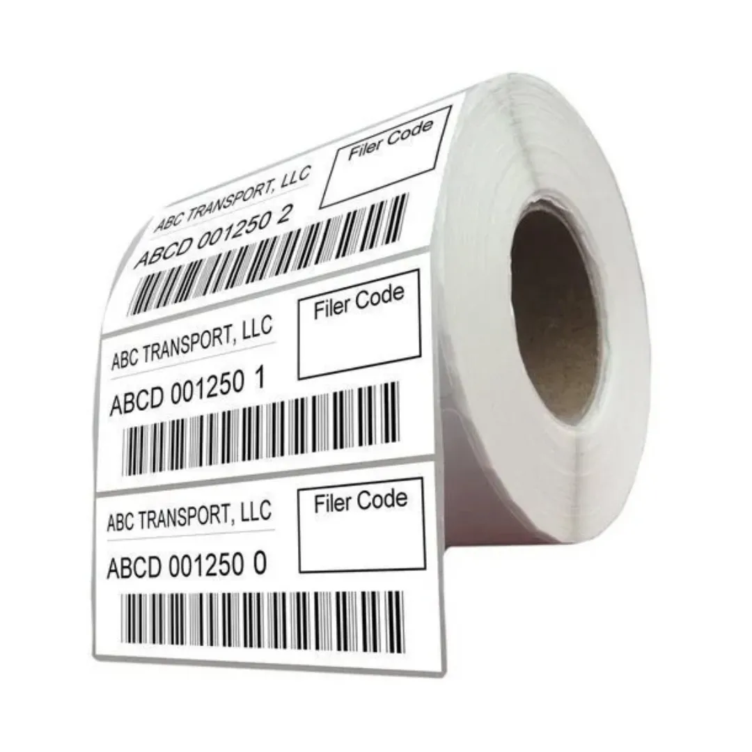 Thermal transfer barcode label