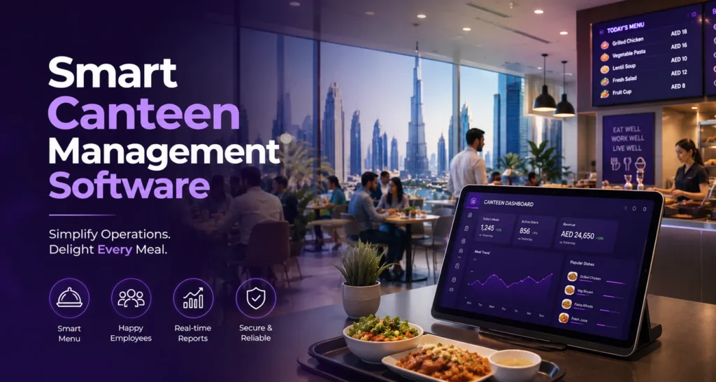 smart canteen management software in Dubai, UAE