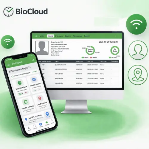 BioCloud for ZK Access Control and Time Attendance software