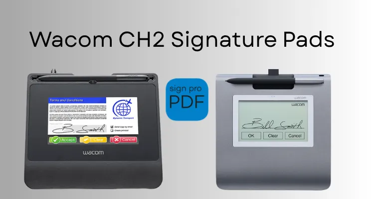 Wacom CH2 Signature Pads