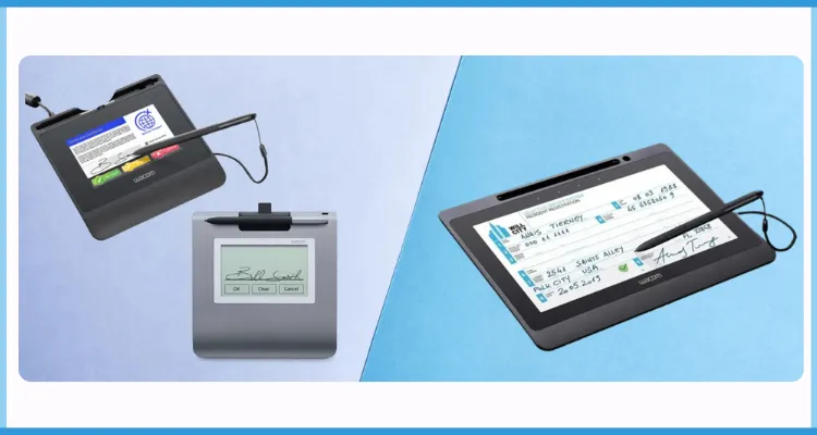 Wacom STU-430 vs STU-540 comparison