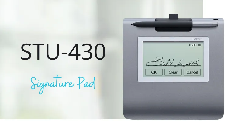 Wacom stu-430 signature pad at best price in dubai