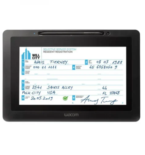 Wacom DTU-1031AX signature display for secure digital document signing in UAE
