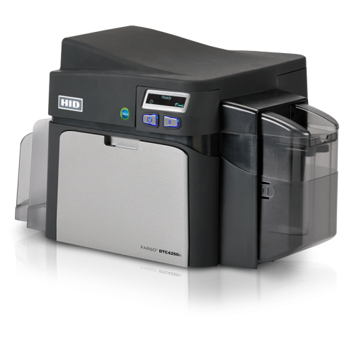 HID® FARGO® DTC4250e ID Card Printer & Encoder FARGO/Javelin ID Card Printer Encoder is a cost-effective and Reliable Solution with the option of high-resolution Printing Fargo ID Cards, Coders, Membership Badges, Secure Photo Cards, Smart Cards, or a Complete Access Control system.