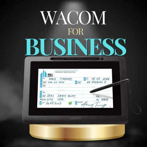 Wacom digital signature tablets for secure document signing in Dubai and UAE